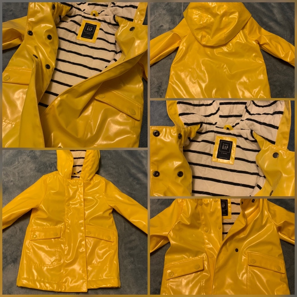Toddler Jersey-Lined Raincoat